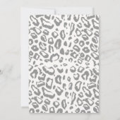 Zwarte Boho Heilige Koe Hoogland Koe Baby shower Kaart (Achterkant)