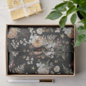 Zwarte Boho Tissuepapier (Geschenk)