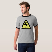 Zwarte Bolt T-shirt (Voorkant volledig)