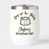 Zwarte boog bindt haar 40e verjaardag (Voorkant)