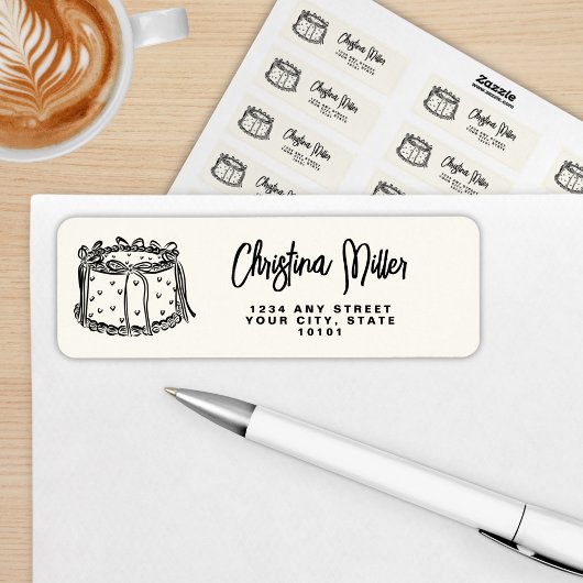 Zwarte boog bindt haar 40e verjaardag etiket