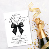 Zwarte boog bindt haar 40e verjaardag kaart