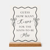 Zwarte Boog Bruidsdouche Raad Hoeveel Kussen Acryl Bord