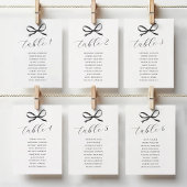 Zwarte Boog Bruiloft Zitplaatsen Kaart