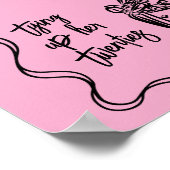 Zwarte boog die haar twintiger jaren vastbindt 30e poster (Hoek)