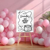 Zwarte boog die haar twintiger jaren vastbindt 30e poster