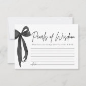 Zwarte boog parels van het Vrijgezellenfeest van d Kaart (Voorkant)