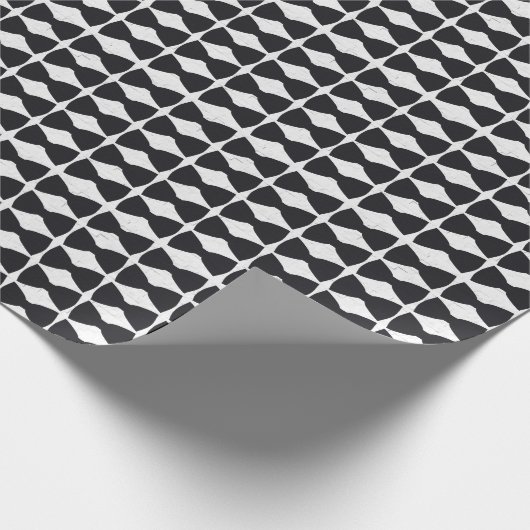 Zwarte boog Stropdas_2 inpakpapier (Hoek)