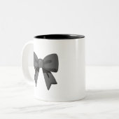 Zwarte Boog Tweekleurige Koffiemok (Voorkant links)