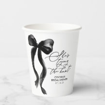 Zwarte Boog Zij Knoopt de Knoop Bruids douche