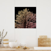 Zwarte boom poster (Keuken)