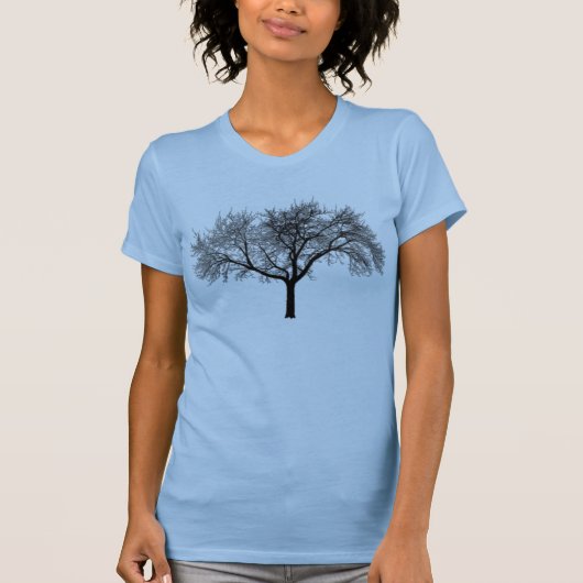 Zwarte boom t-shirt (Voorkant)