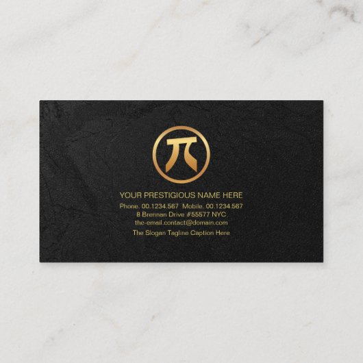 Zwarte boomgaard "I Teach Physics" Periodic Table Visitekaartje (Achterkant)