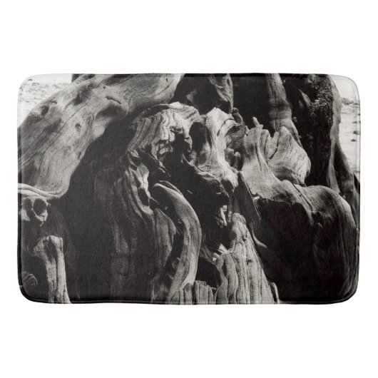 Zwarte boomrand badmat (Voorkant)