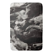 Zwarte boomrand badmat (Voorkant Verticaal)