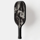 Zwarte boomrand pickleball paddle (Links)