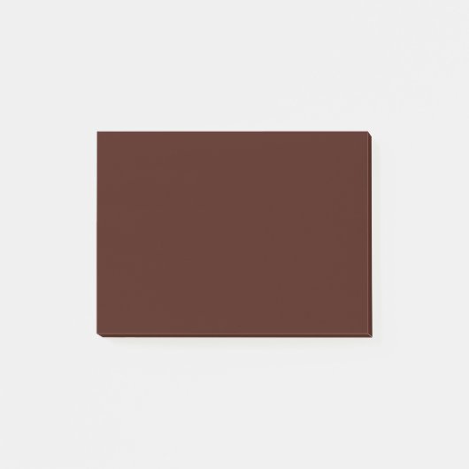Zwarte Boon Effenkleur Post-it® Notes (Voorkant)