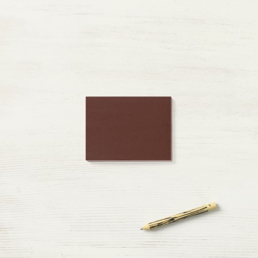 Zwarte Boon Effenkleur Post-it® Notes (Op bureau)