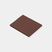 Zwarte Boon Effenkleur Post-it® Notes (Schuin)
