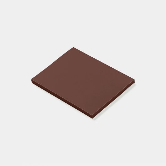 Zwarte Boon Effenkleur Post-it® Notes (Schuin)
