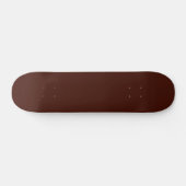 Zwarte boon (vaste kleur) persoonlijk skateboard (Horizontaal)