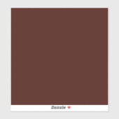 Zwarte boon (vaste kleur) sticker (Vel)