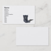  zwarte Boots Visitekaartje (Voorkant / Achterkant)