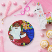 Zwarte Borden voor kerstmis  Papieren Bordje (Feest)