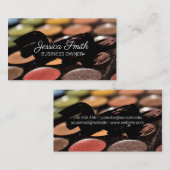 Zwarte borstel | Makeup Palette Visitekaartje (Voorkant / Achterkant)