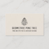 Zwarte bosboom Rustige pijnboom Visitekaartje (Voorkant)
