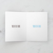 Zwarte boscake cartoon illustratie kaart (Binnen)