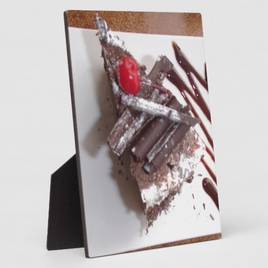 Zwarte boscake fotoplaat (Zijkant)