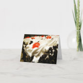 Zwarte BosCake Kaart (Voorkant)