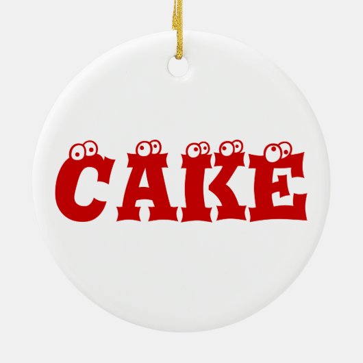 Zwarte boscake keramisch ornament (Achterkant)