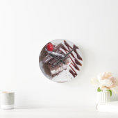 Zwarte boscake ronde klok (Huis)