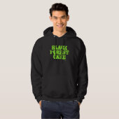 Zwarte boskaap hoodie (Voorkant volledig)