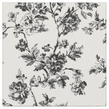 Zwarte botanische wijnrank toile