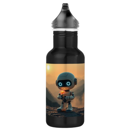 Zwarte botol waterfles  (Rechts)