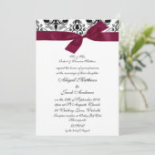 Zwarte & Bourgogne - Weddenschap Kaart (Staand voorkant)