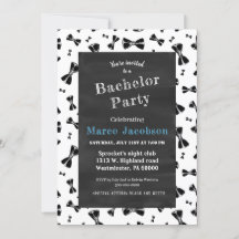 Zwarte bowtie vrijgezellenfeest