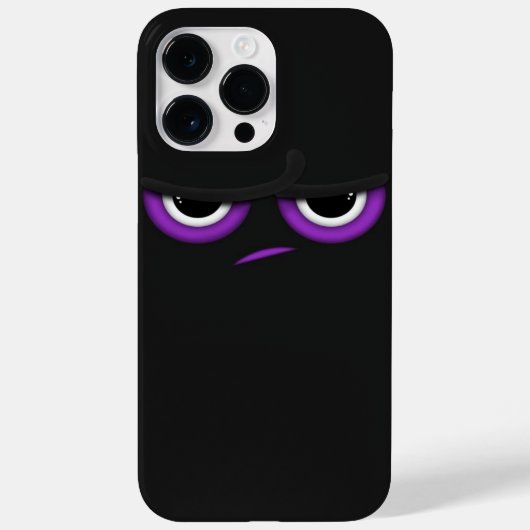 Zwarte boze ninja Case-Mate iPhone case (Achterkant)