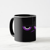 Zwarte boze Ninja Mok (Voorkant links)