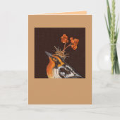 zwarte brander met pyracantha - kaart (Voorkant)