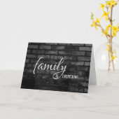 Zwarte brick Birthday voor Brother-in-law kaart (Gele Bloem)