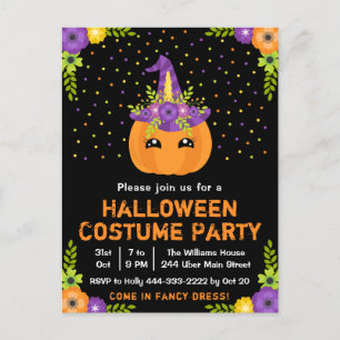 Zwarte Briefkaart van het Fancy dress-kostume