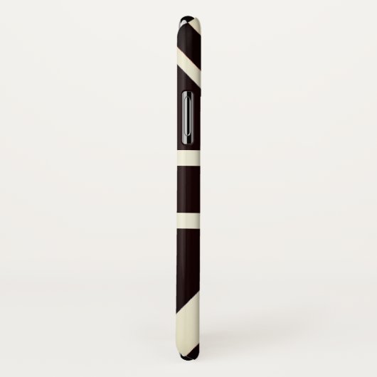 Zwarte-Britse vlag Case-Mate iPhone Case (Achterkant / rechts)