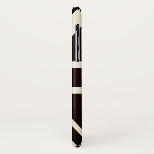 Zwarte-Britse vlag Case-Mate iPhone Case (Achterkant/links)