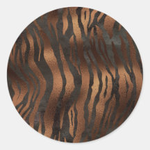 Zwarte bronzen tijger elegant chic stijlvol