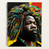 Zwarte Bruh Melanin Pap Juneteenth King African So Planner (Voorkant)