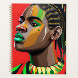 Zwarte Bruh Melanin Pap Juneteenth King African So Planner